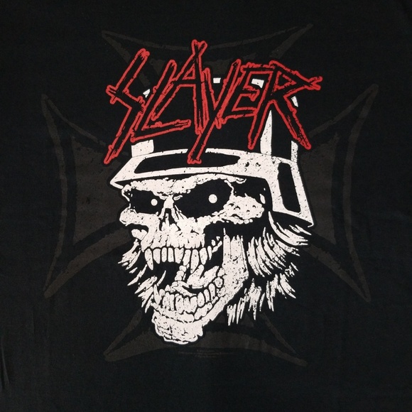 Slayer Other - Slayer Licensed Band Merch Iron Cross Skull